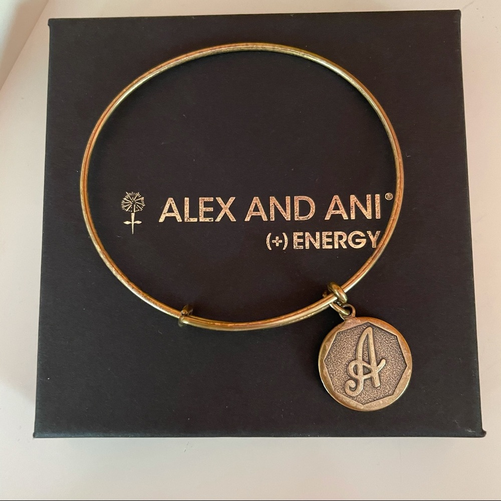 Alex and Ani Initial Bracelet